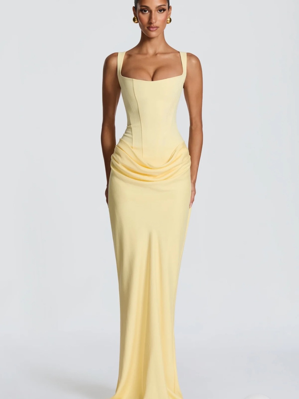 NWT Babyboo Cornelia Maxi Dress - Lemon